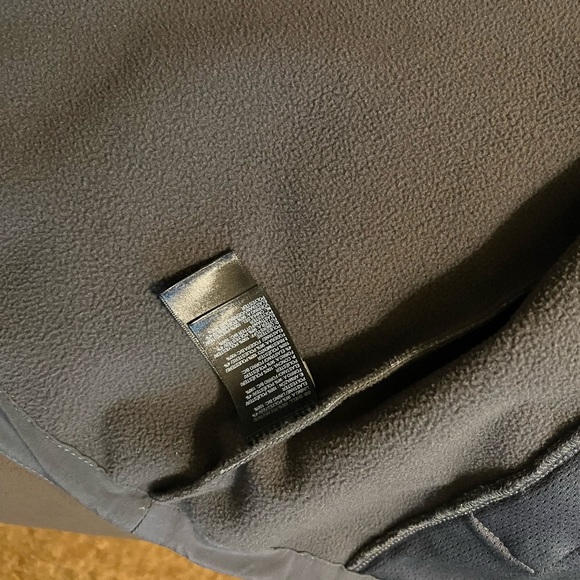 North Face windwall light heather grey full zip size XL Tall - Picture 3 of 4